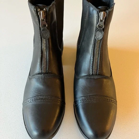 Noble Equestrian Black Riding Shoes - Picture 3 of 12